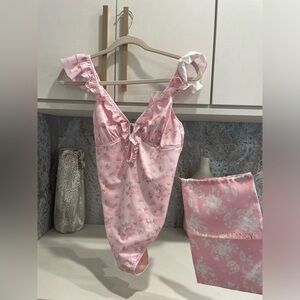 Brand new with tags Love Shack Fancy one piece swimsuit.